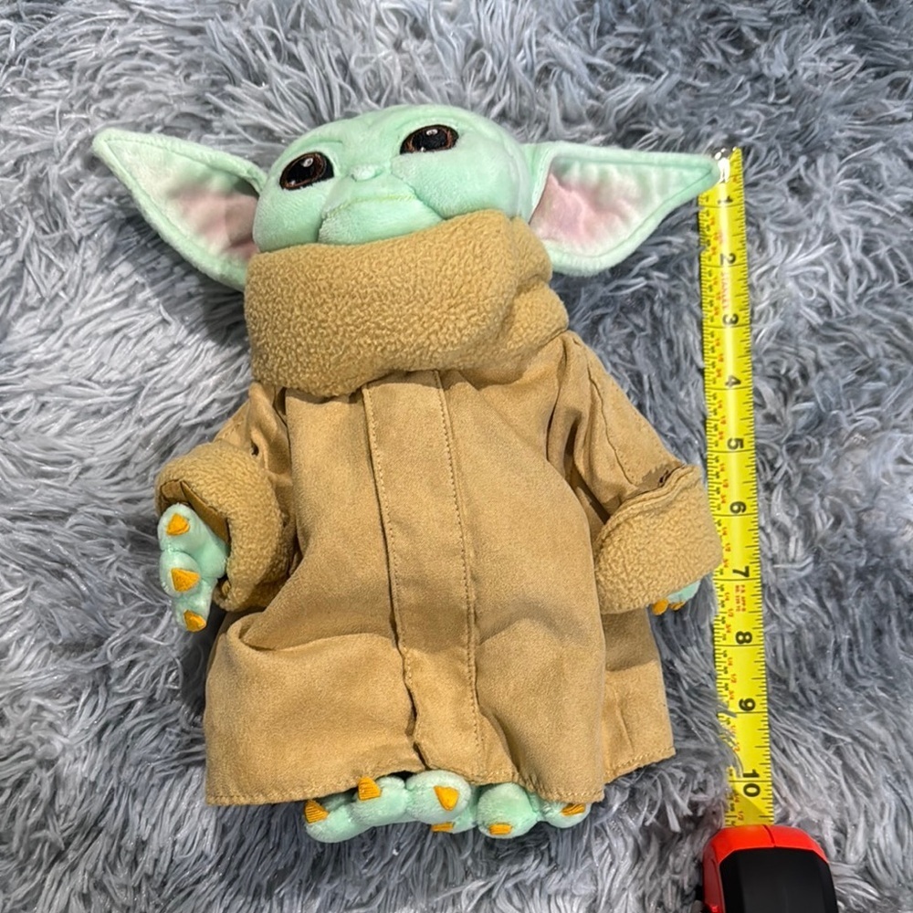 Plush Baby Alien Toy - Green and Tan